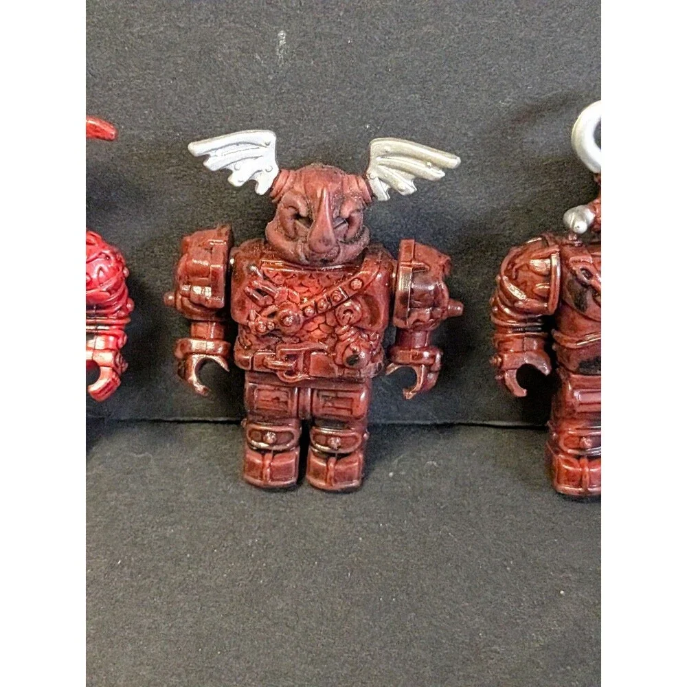Mega Bloks Dragons Universe Krystal Wars Mini Figure Lot Of 6